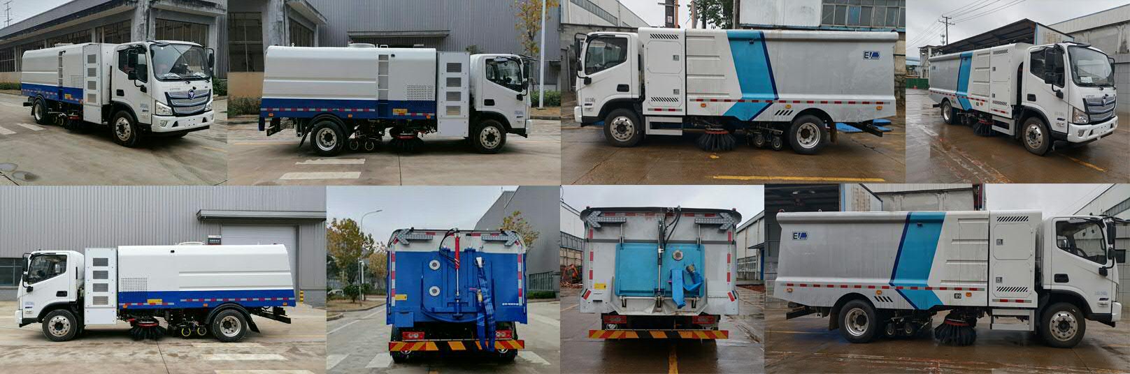 福田牌BJ5122TXSEV-H1純電動洗掃車公告圖片