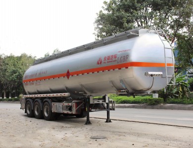 永强牌11.8米32.2吨3轴易燃液体罐式运输半挂车(YQ9409GRYCY1)
