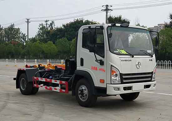 楚飞牌CLQ5041ZXX6CGL车厢可卸式垃圾车公告图片