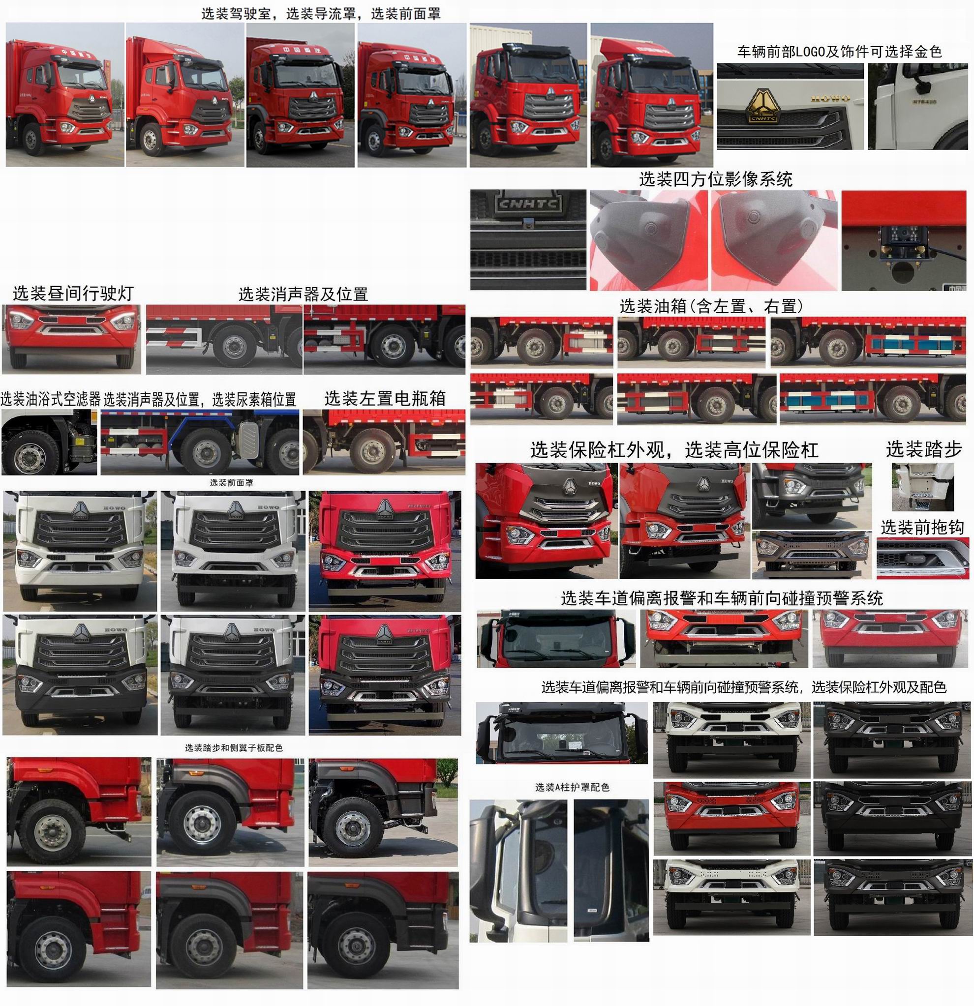 豪沃牌ZZ5257CCYN43CJF1倉(cāng)柵式運(yùn)輸車公告圖片