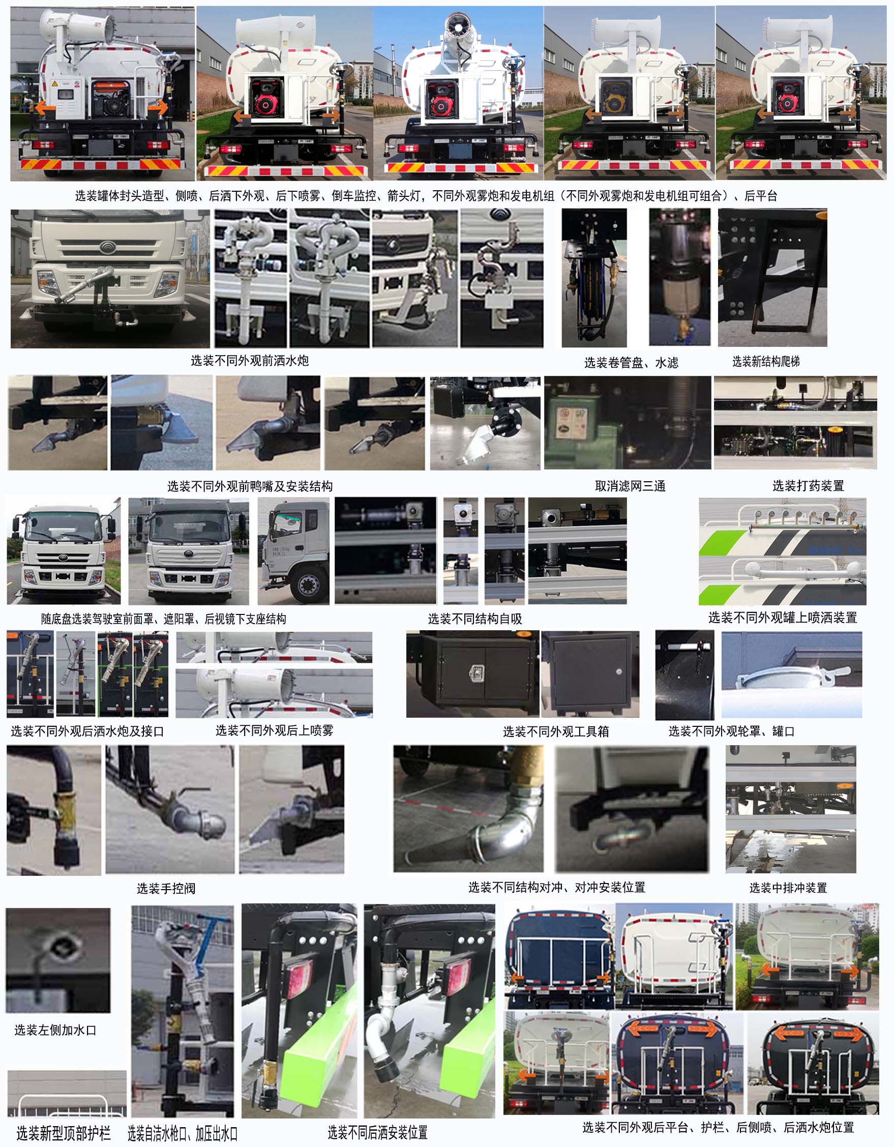 宇通牌YTZ5181GPST0D6綠化噴灑車(chē)公告圖片