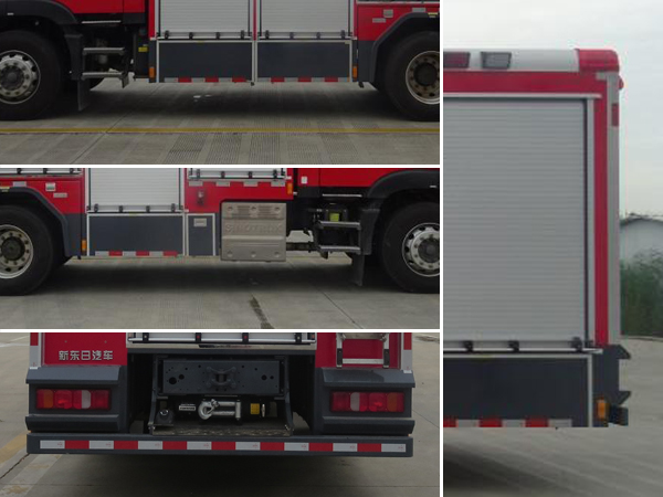 新東日牌YZR5180GXFAP50/G6A壓縮空氣泡沫消防車公告圖片