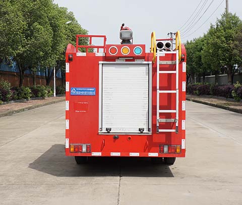 中洁牌XZL5060GXFSG15/J6水罐消防车公告图片