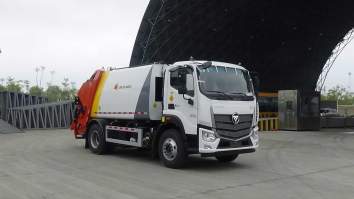 悦集牌YJV5140ZYSBJE6压缩式垃圾车