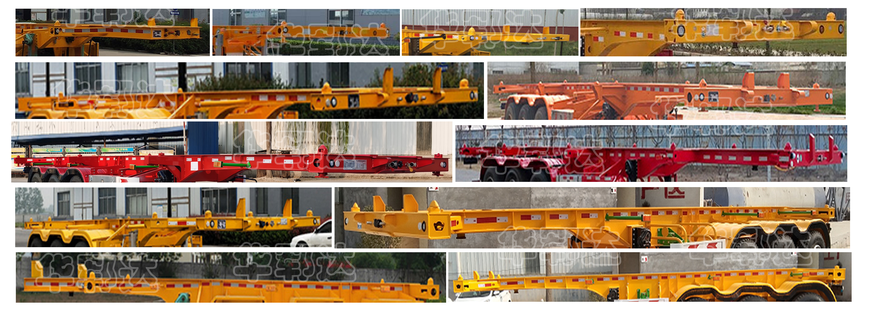 华郓达牌FL9402TJZ集装箱运输半挂车公告图片