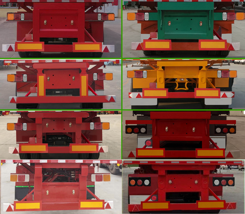 盛烈牌SLM9400Z自卸半挂车公告图片