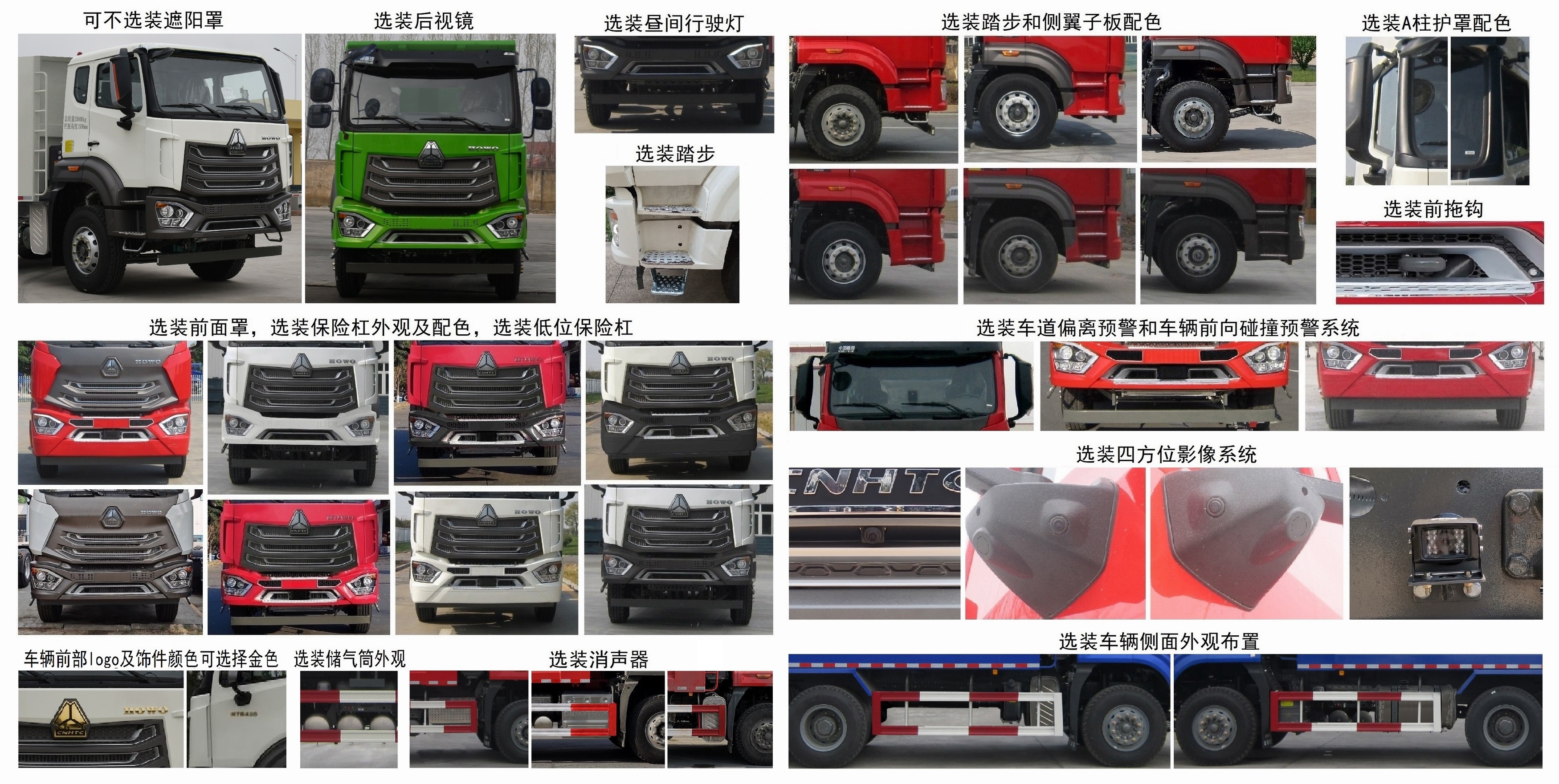 豪沃牌ZZ5257ZLJV404JF1自卸式垃圾車公告圖片