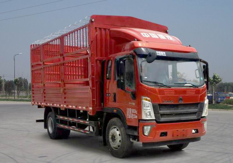 豪沃牌ZZ5187CCYH4715F1B倉柵式運輸車公告圖片