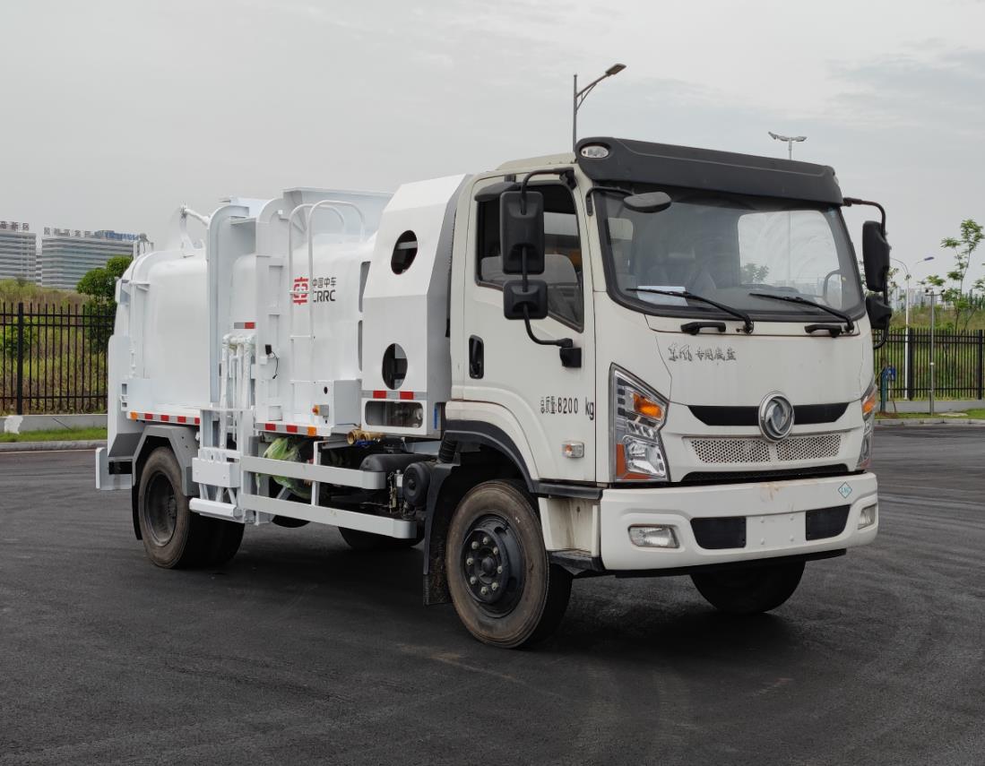 中國(guó)中車牌TEG5080TCA6DFNG1餐廚垃圾車公告圖片