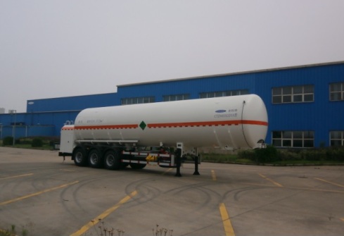 查特牌12.6米28吨3轴低温液体运输半挂车(CTZ9405GDYA)