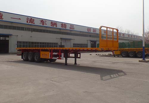 华劲牌13米33.8吨3轴平板运输半挂车(LHS9402TPB)