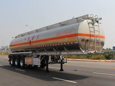 永强牌12米33.5吨3轴铝合金运油半挂车(YQ9400GYYT1)