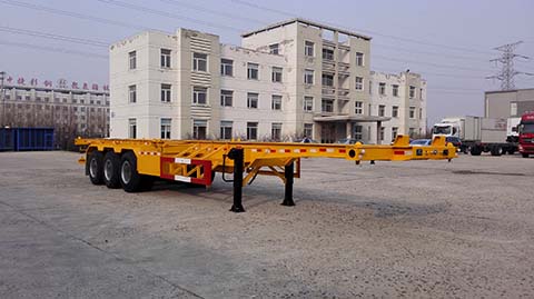 天野牌12.5米35吨3轴集装箱运输半挂车(STY9402TJZ)