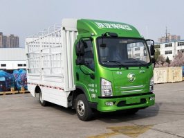 陕汽牌SX5043CCYBEV331L纯电动仓栅式运输车