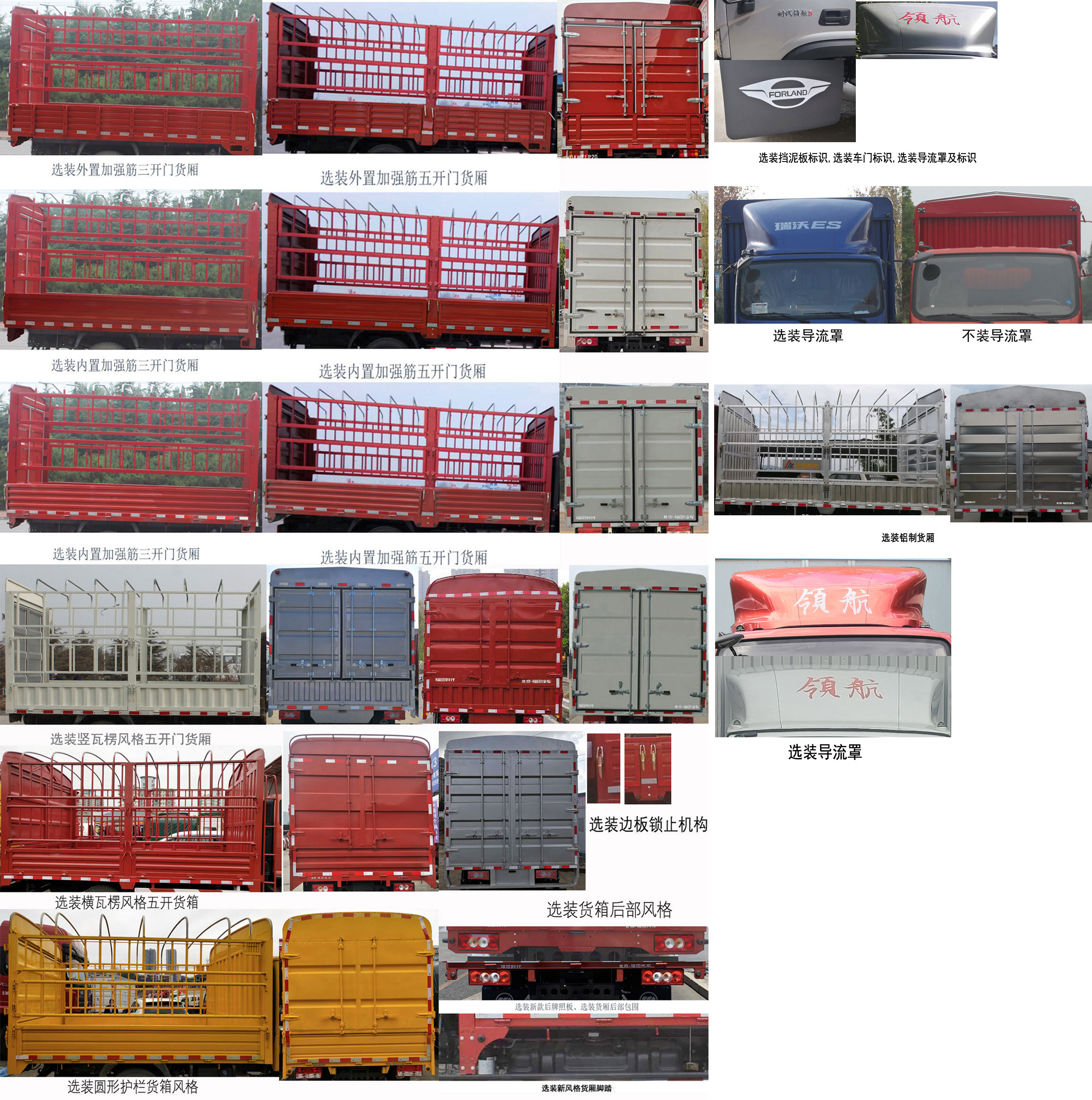 福田牌BJ5044CCY8PFA-01倉柵式運輸車公告圖片