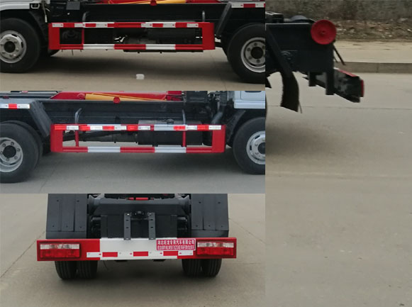 旺龍威牌WLW5070ZXXE車廂可卸式垃圾車公告圖片