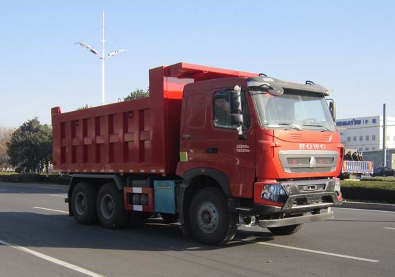 豪沃牌ZZ5257ZLJV364HF1自卸式垃圾車公告圖片