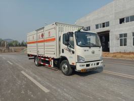易燃气体厢式运输车