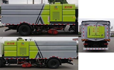 中潔牌XZL5182TXS6洗掃車公告圖片