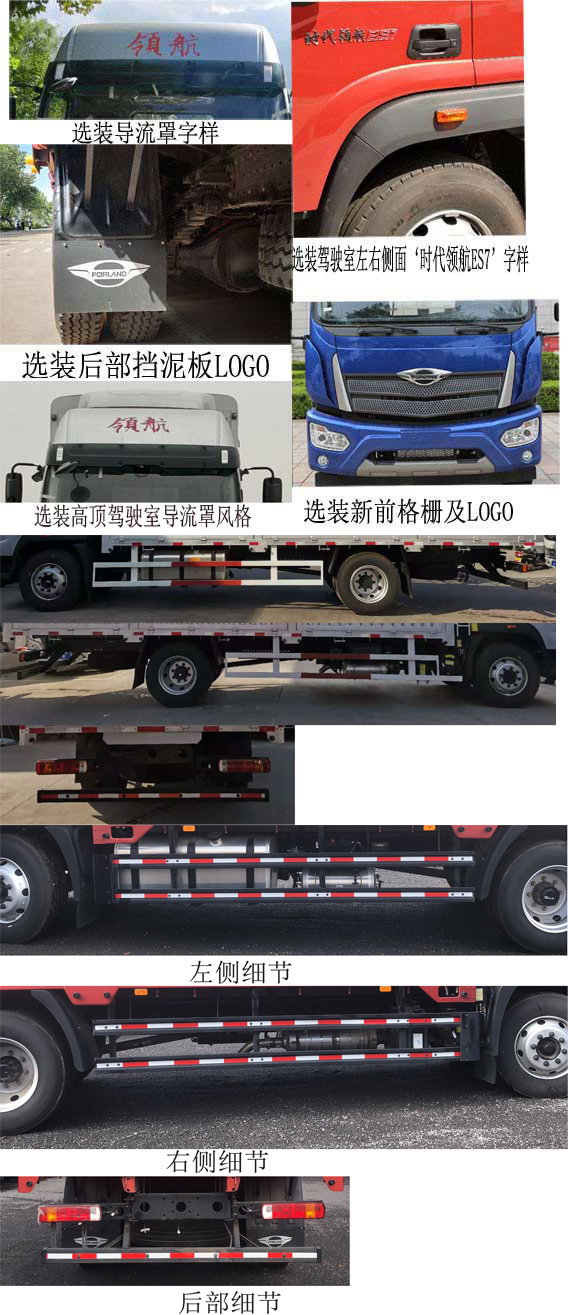 福田牌BJ5184CCYKPFN-04仓栅式运输车公告图片