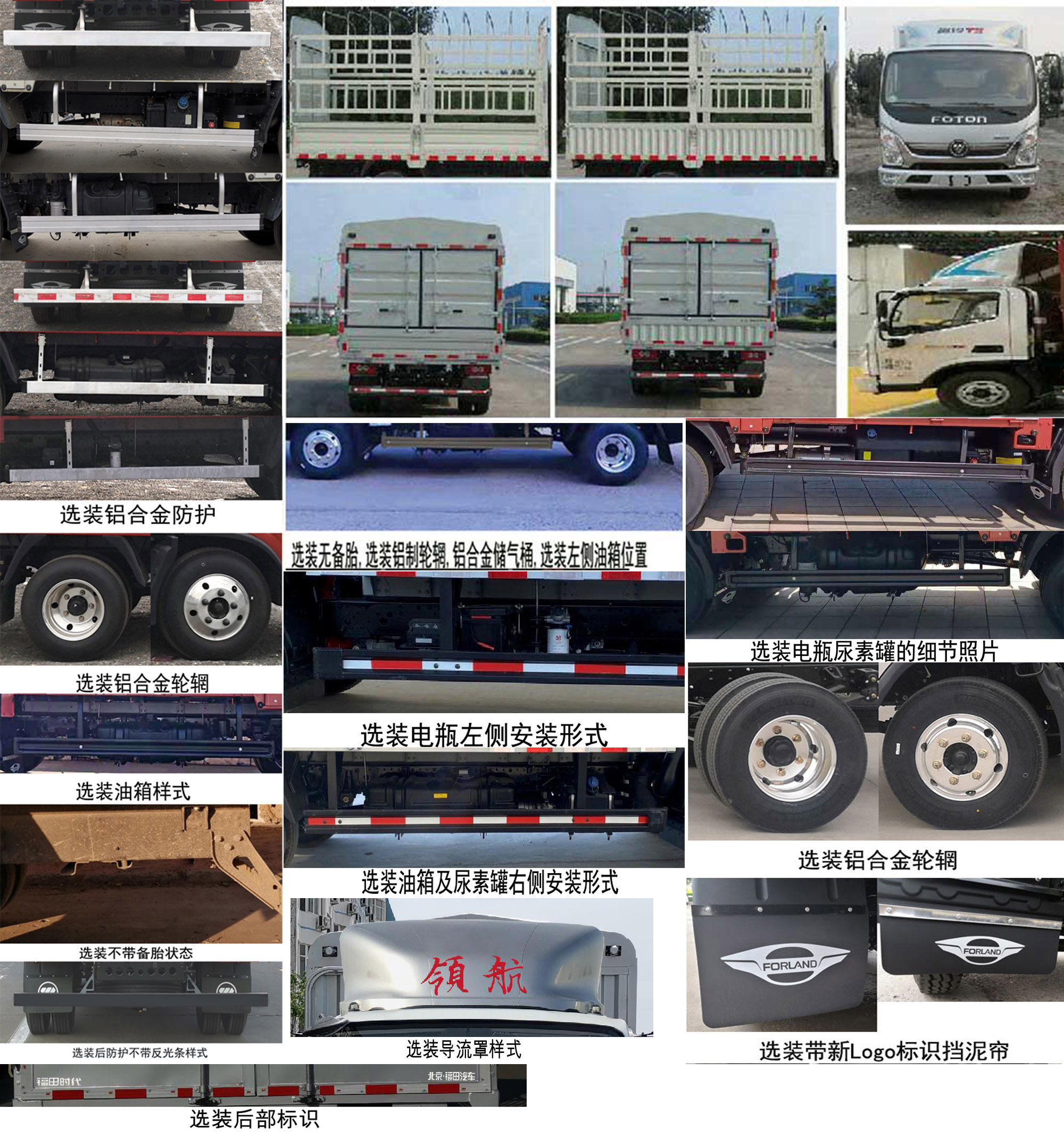 福田牌BJ5044CCY9JDA-06倉柵式運(yùn)輸車公告圖片