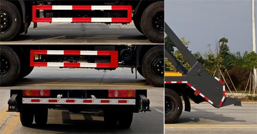 程力威牌CLW5160ZBS6CF擺臂式垃圾車公告圖片