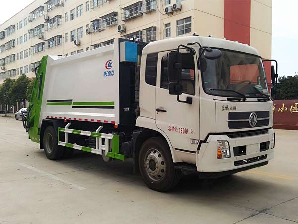 程力威牌CLW5183ZYSD6壓縮式垃圾車公告圖片