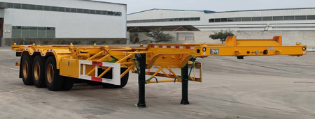 敬业牌12.4米35.2吨3轴集装箱运输半挂车(PJY9401TJZE)