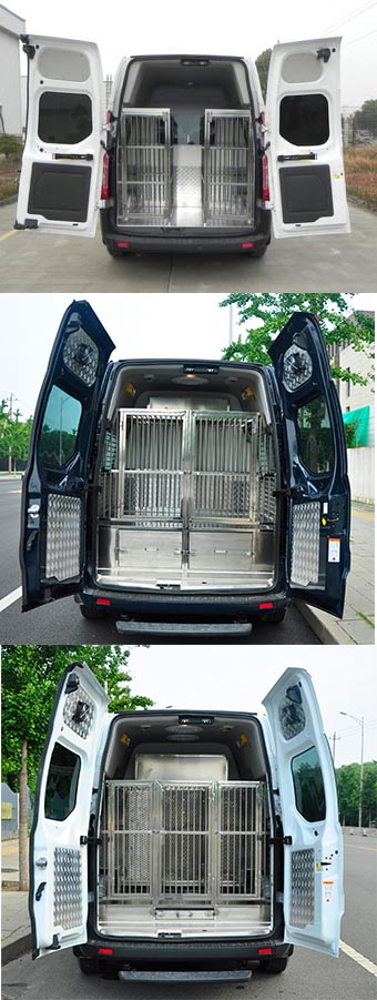 江铃全顺牌JX5036XJQZK6警犬运输车公告图片