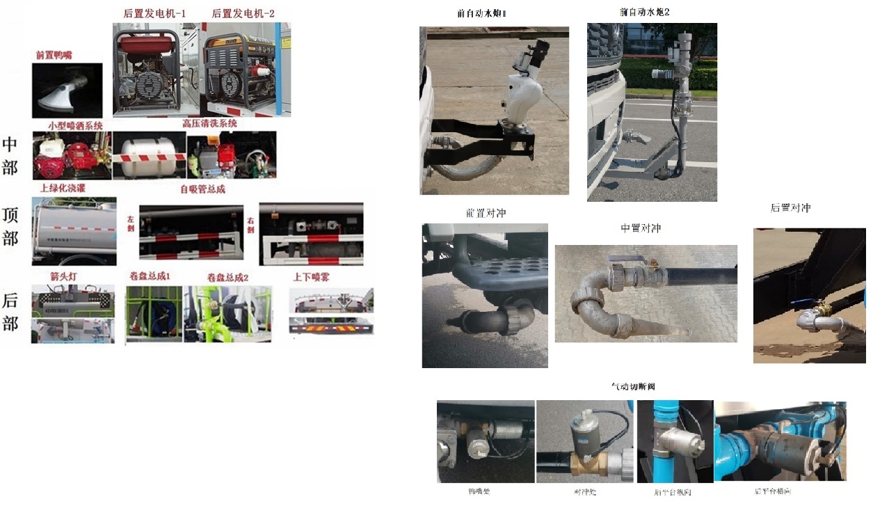 中标牌ZBF5160GPSDFE6绿化喷洒车公告图片