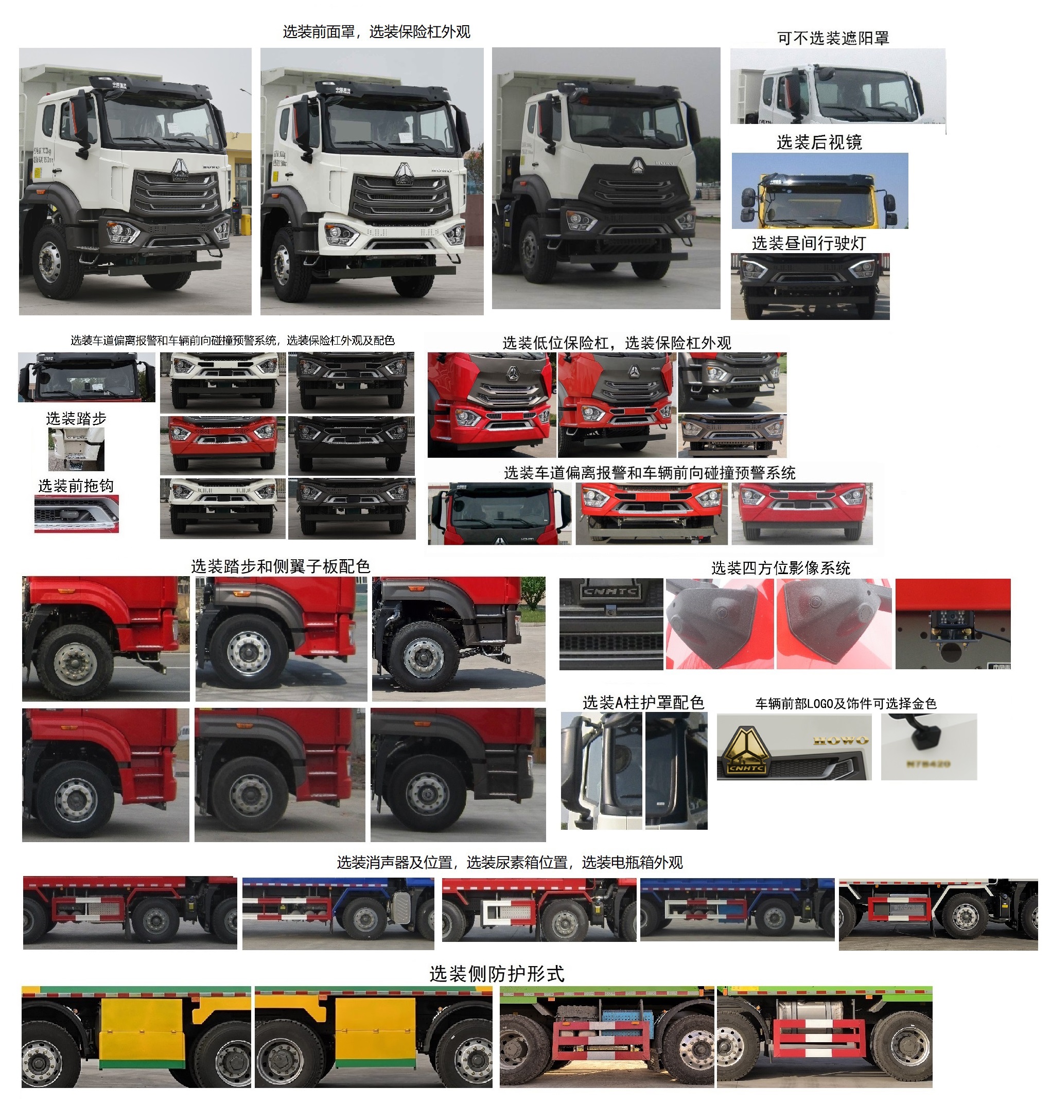 豪沃牌ZZ5317ZLJV286JF1自卸式垃圾車公告圖片