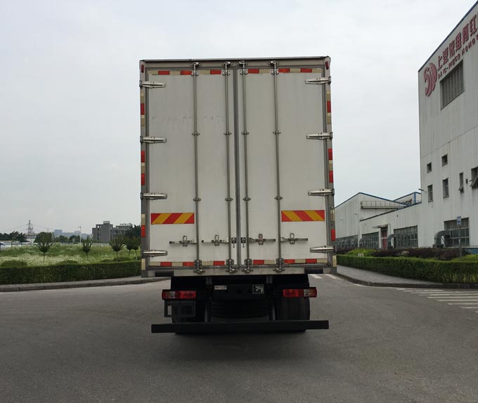 紅巖牌CQ5257XXYEV09523廂式運(yùn)輸車公告圖片