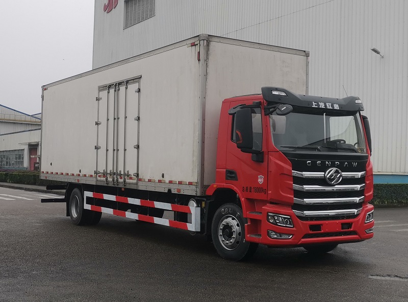 紅巖牌CQ5187XXYEY08711J廂式運(yùn)輸車(chē)公告圖片