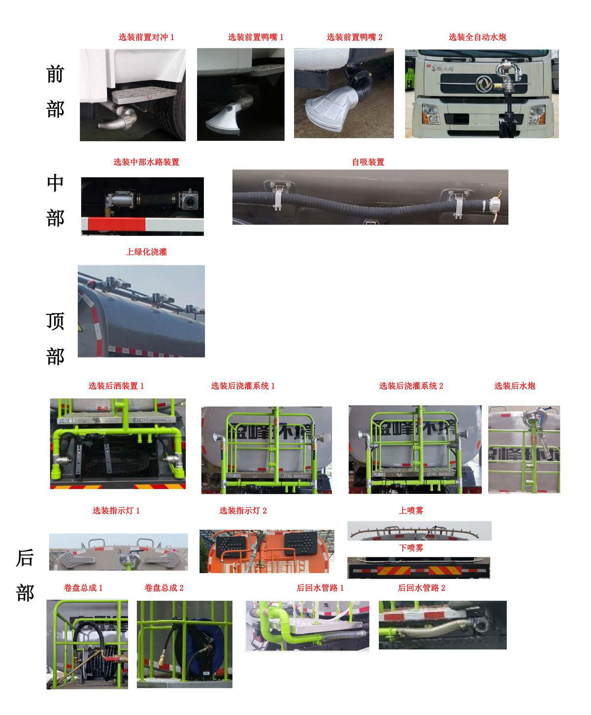 中联牌ZBH5163GSSDFY6洒水车公告图片