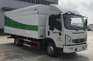 纯电动密闭式桶装垃圾车
