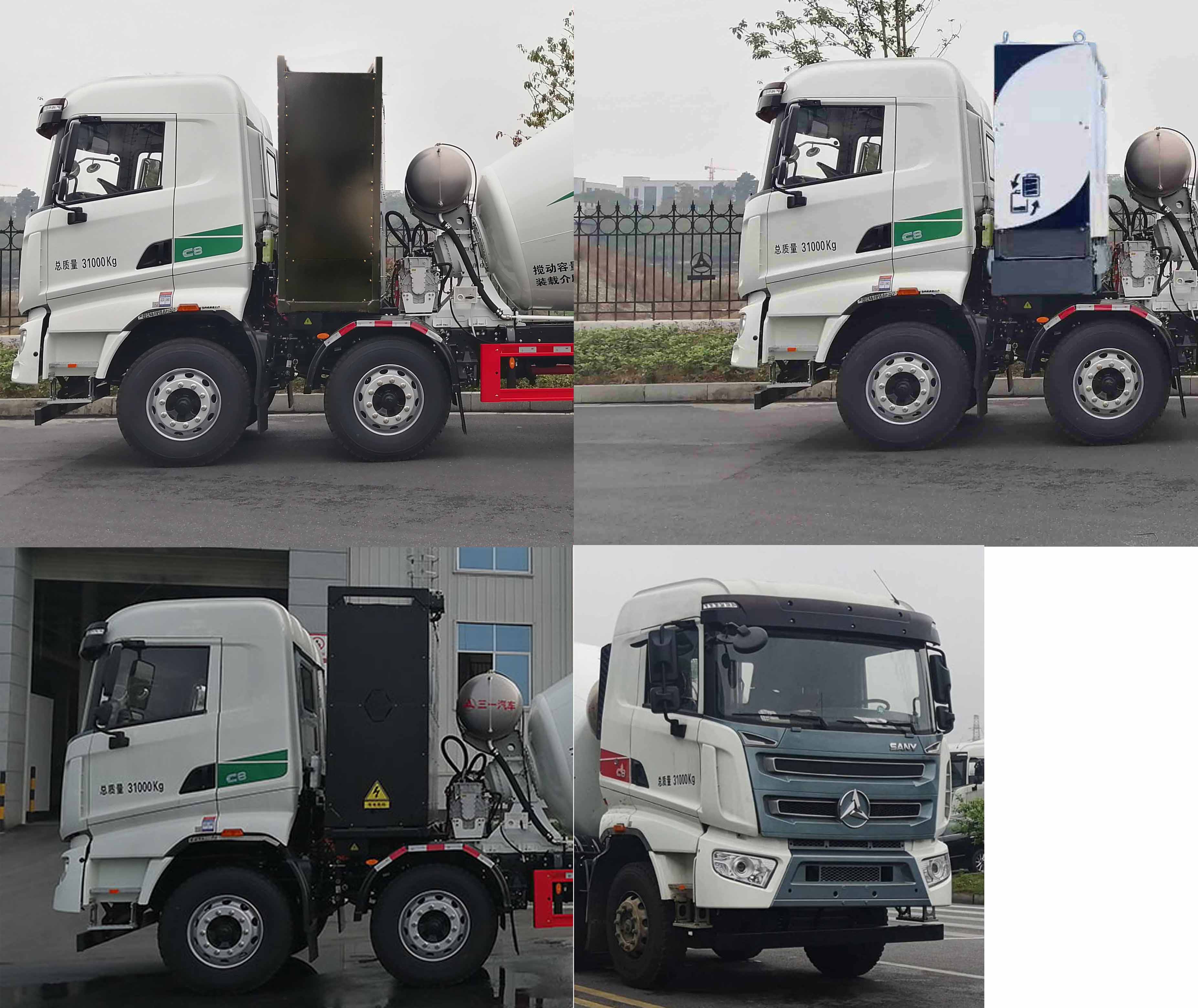 三一牌SYM5310GJB9BEV純電動混凝土攪拌運(yùn)輸車公告圖片