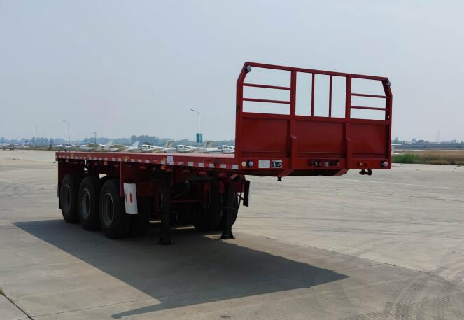 敬业牌8米35.5吨3轴平板运输半挂车(PJY9401TPB)