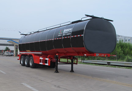 盛润牌12米30.6吨3轴液态食品运输半挂车(SKW9403GYS)