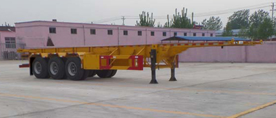 梁威牌13米34.7吨3轴集装箱运输半挂车(SLH9400TJZ)