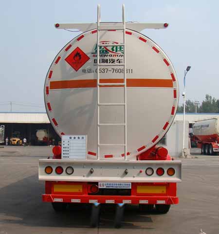 盛润牌SKW9407GRYT易燃液体罐式运输半挂车公告图片
