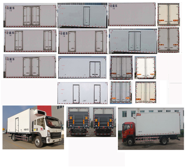 豪沃牌ZZ5187XLCK561DF1冷藏车公告图片