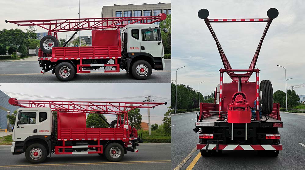 楚飛牌CLQ5100TZJ6鉆機車公告圖片