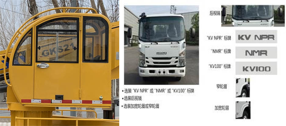 徐工牌XGS5080JGKQ6高空作業(yè)車公告圖片