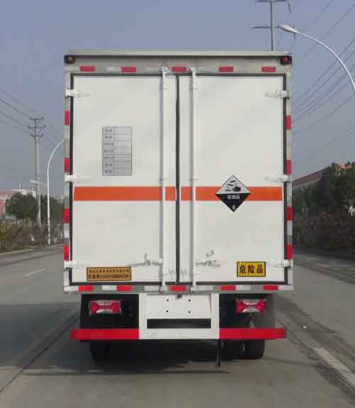 華通牌HCQ5080XFWSH6腐蝕性物品廂式運(yùn)輸車公告圖片