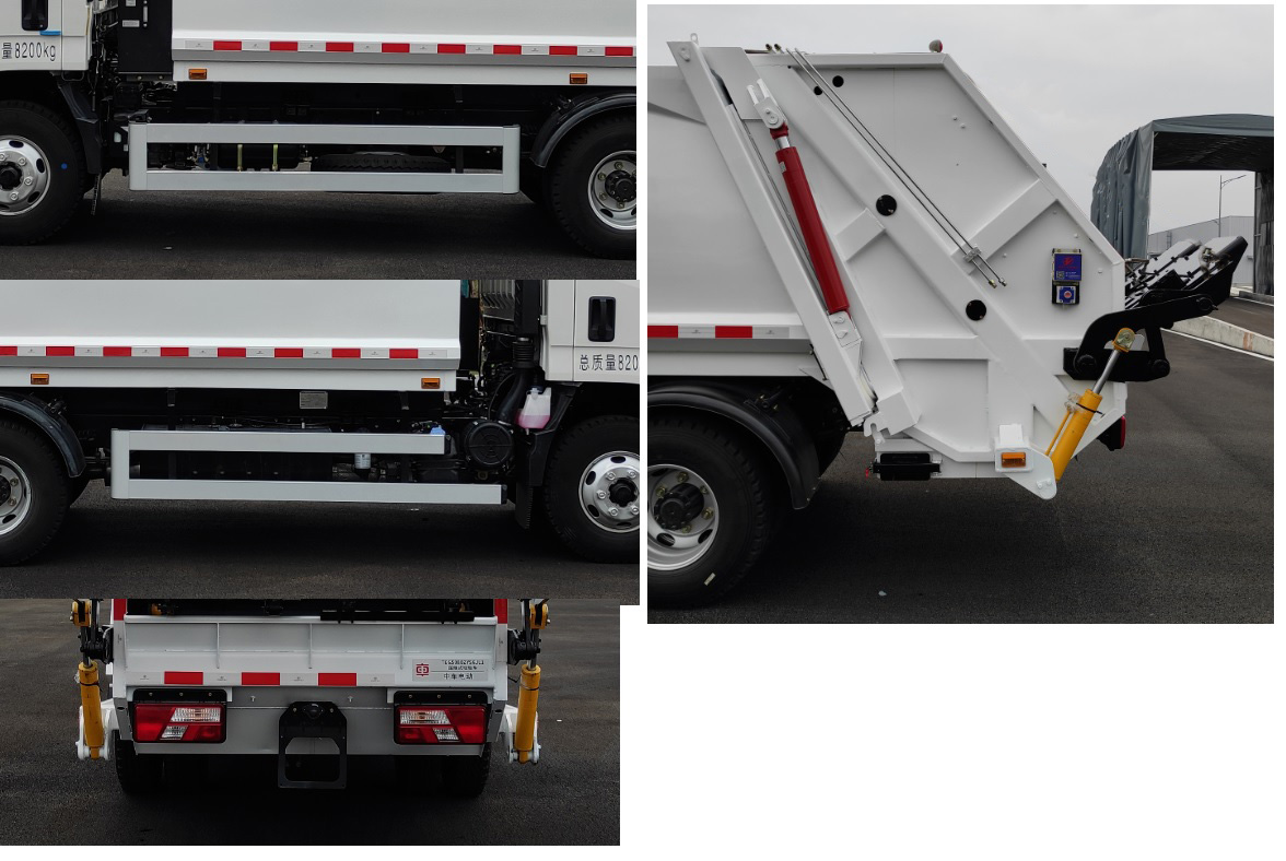 中國中車牌TEG5080ZYS6JL1壓縮式垃圾車公告圖片