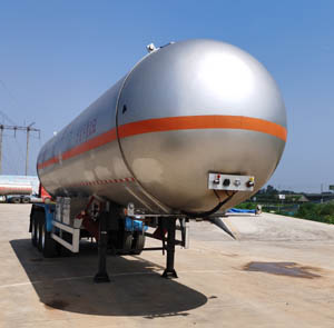 建成牌12.6米26吨3轴液化气体运输半挂车(JC9403GYQQA)