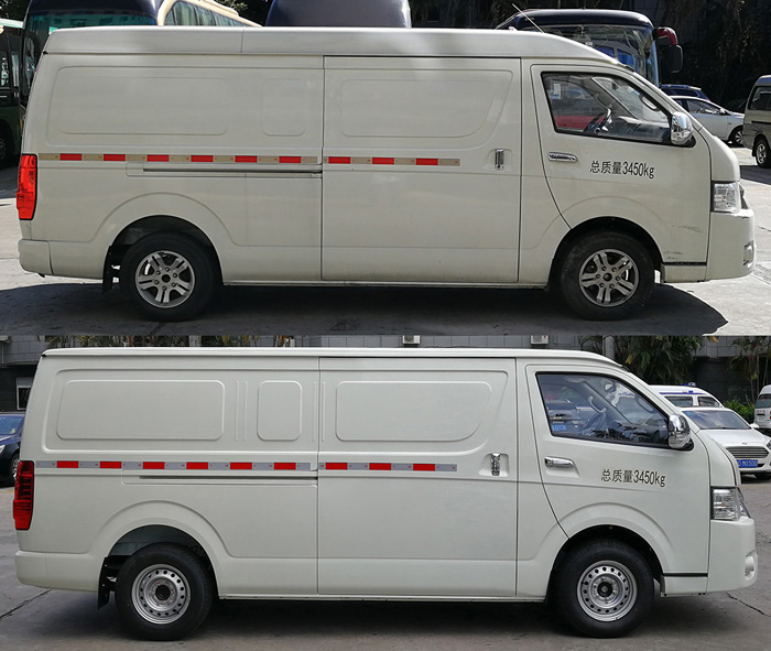 金旅牌XML5039XXY16D廂式運(yùn)輸車公告圖片