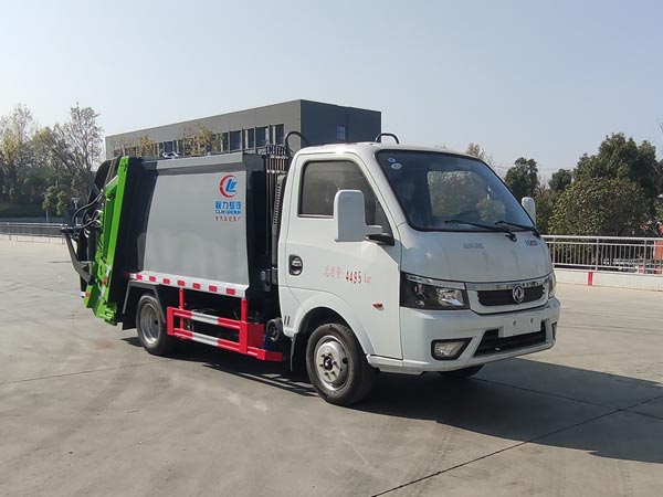 程力威牌CLW5041ZYS6壓縮式垃圾車公告圖片