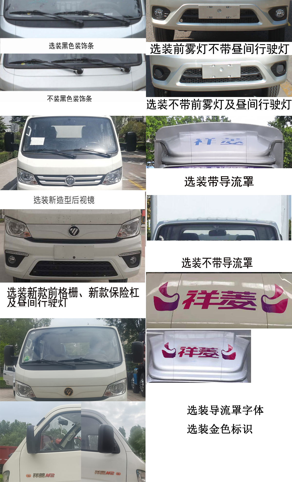 福田牌BJ5032CCY3AV6-10倉柵式運(yùn)輸車公告圖片