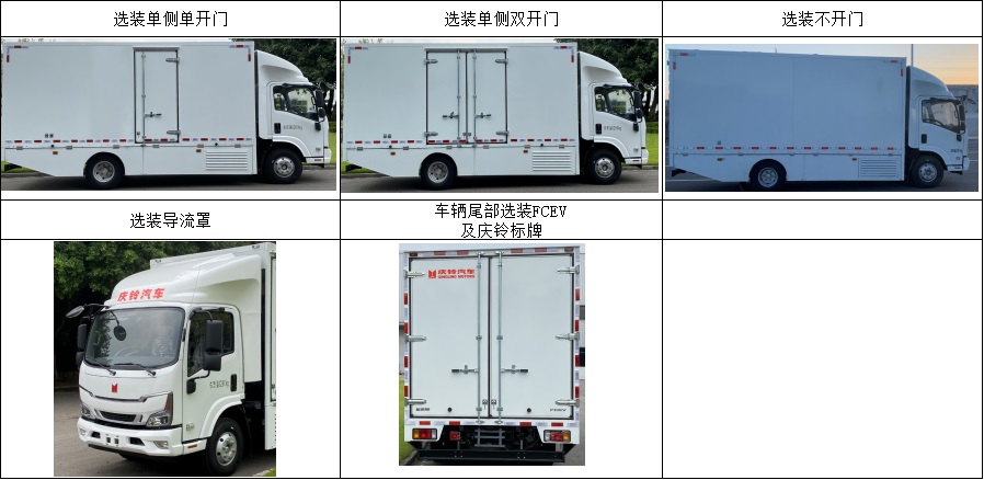 慶鈴牌(繁體)牌QL5080XXYFCEVERKA燃料電池廂式運(yùn)輸車公告圖片